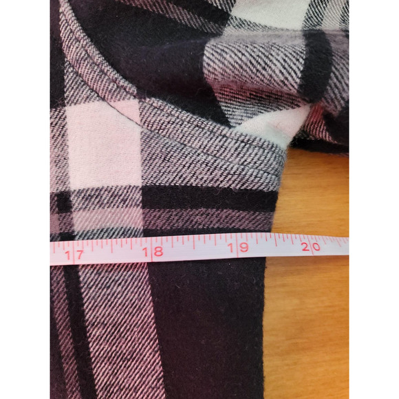 Orvis Black and Gray Flannel Fleeced Lined Shacket Small - Picture 5 of 7